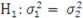 <strong>Two accounting professors decided to compare the variance of their grading procedures. To accomplish this, they each graded the same 10 exams, with the following results: What is the alternate hypothesis?</strong> A) B) C) D)