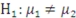 <strong>Two accounting professors decided to compare the variance of their grading procedures. To accomplish this, they each graded the same 10 exams, with the following results: What is the alternate hypothesis?</strong> A) B) C) D)