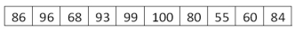 The Sea Mist Hotel collects customer satisfaction data daily. Yesterday, the hotel was 99% occupied and the manager wanted to quickly assess customer satisfaction. She randomly selected 10 scores. The maximum score is 100 points. The mean score is 82.1. The 10 scores were:   What is the standard deviation?