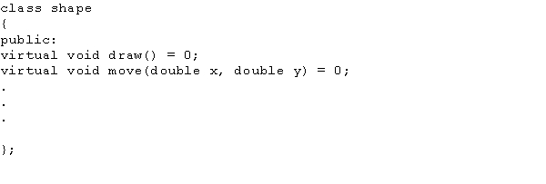Consider the following statements:    The code above is an example of a(n) ____________________ class definition.