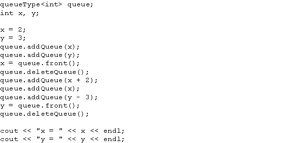 What is the output of the following code?   A)  x = 2 Y = 4 B)  x = 4 Y = 3 C)  x = 2 Y = 3 D)  x = 3 Y = 2