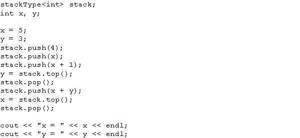 What is the output of the following code?   A)  x = 5 Y = 6 B)  x = 4 Y = 3 C)  x = 5 Y = 3 D)  x = 11 Y = 6