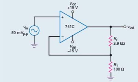 What type of negative feedback amplifier is shown in Figure 17-4?   A)  voltage-controlled voltage source B)  transresistance amplifier C)  transconductance amplifier D)  current-controlled current source