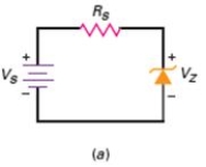 What is the circuit shown in Figure 5-2 (a) ?   A)  RZ filter B)  zener regulator C)  voltage doubler D)  half-wave rectifier