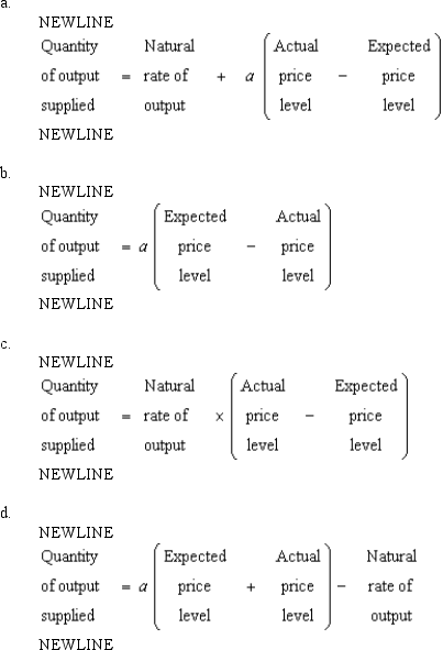 Which of the following correctly expresses why the short-run aggregate-supply curve slopes upward?  