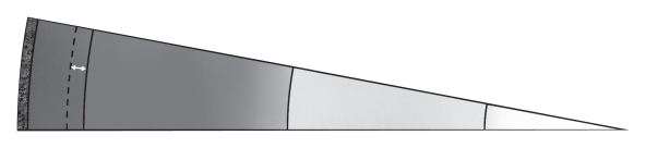 From left to right,correctly label each section of this slice of the Earth.   A) crust,liquid outer core,transition zone,solid inner core,upper mantle,lower mantle B) crust,upper mantle,transition zone,lower mantle,liquid outer core,solid inner core C) transition zone,crust,upper mantle,lower mantle,liquid outer core,solid inner core D) transition zone,crust,liquid outer core,solid inner core,upper mantle,lower mantle