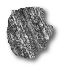 Gneiss typically forms under higher pressures than hornfels.   