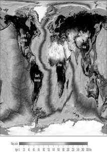 The oldest oceanic crust is approximately ____________ years old.   A)  1 billion B)  240 million C)  120 million D)  90 million