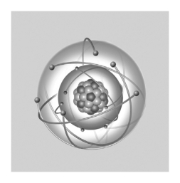Five trillion atoms can fit into the head of a pin.Which of the following is in the correct order of smallest to largest?   A)  atom, nucleus, proton, electron B)  electron, proton, nucleus, atom C)  proton, electron, nucleus, atom D)  atom, electron, nucleus, proton
