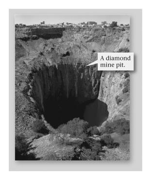 <strong>Diamonds are usually found in pipes 50 to 200 m across made of _____________. </strong> A) kimberlite B) graphite C) metamorphic rocks
