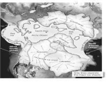 Which of the following would NOT be a line of evidence that modern-day geologists could use,to infer the locations and directions of flow of former ice caps?   A)  the orientations of striations in bedrock B)  the alignments of drumlins C)  the long axes of U-shaped valleys D)  a comparative study of unsually compositioned clasts in terminal moraines with studies of their source areas