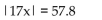 <strong>Solve the absolute value equation. </strong> A) 3.4, -3.4 B) -3.4 C) 0, 3.4, -3.4 D) 3.4