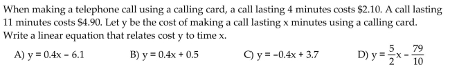 Solve.