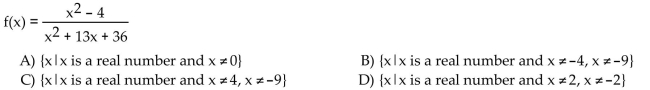 Find the domain of the rational expression.