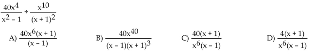 Find the quotient and simplify.