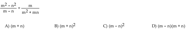 Find the quotient and simplify.