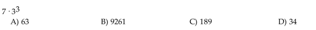 Evaluate the expression.  <div style=padding-top: 35px> 