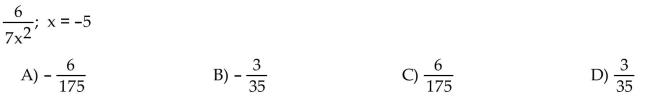 Evaluate the expression with the given replacement values.  <div style=padding-top: 35px> 