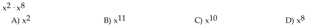 Use the product rule to simplify the expression. Write the result using exponents.  <div style=padding-top: 35px> 