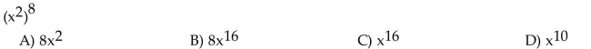 Use the power rule to simplify the expression.  <div style=padding-top: 35px> 