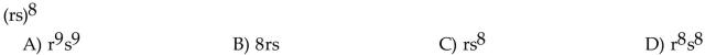 Use the power rule and the power of a product or quotient rule to simplify the expression.  <div style=padding-top: 35px> 