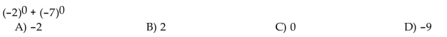Simplify the expression.  <div style=padding-top: 35px> 