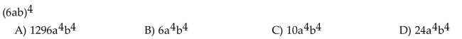 Simplify the expression.  <div style=padding-top: 35px> 