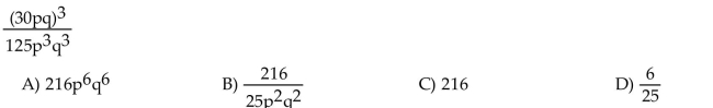 Simplify the expression.  <div style=padding-top: 35px> 