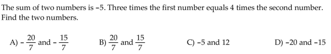 Solve.