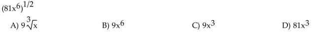 Use radical notation to write the expression. Simplify if possible.