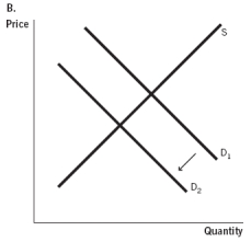 Which of the accompanying graphs represents the development of technology that makes it possible to cure diseases that previously were incurable?           A)  Graph A B)  Graph B C)  Graph C D)  Graph D E)  Graph E
