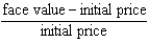   is the equation for the  A)  interest rate of a stock. B)  dividend of a stock. C)  maturity value of a bond. D)  par value of a bond. E)  interest rate of a bond.