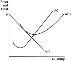 Refer to the accompanying set of graphs to answer the following questions. A.   D.   B.   E.   C.   -Which graph would result in firms exiting a perfectly competitive market in the long run? A)  A B)  B C)  C D)  D E)  E