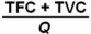   Refer to the above information.Average total cost is: A)    . B)    . C)    . D)    .