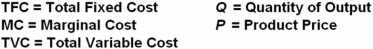   Refer to the above information.Total cost is: A)  the change in marginal cost. B)    . C)    . D)    .