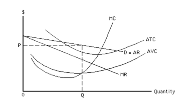<strong>Exhibit 108 Assume the firm in Exhibit 108 is currently charging price P and producingoutput level Q.In order to maximize profit (or minimize loss), the firmshould</strong> A)charge more and sell less B)charge less and sell more C)charge less and sell less D)charge more and sell more E)continue to charge P and sell Q