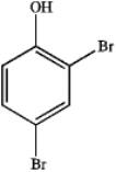 What is the IUPAC name of the following compound?   A) 2,4-dibromotoluene B) 2,4-dibromophenol C) 2,4-dibromoaniline D) 4,6-dibromophenol