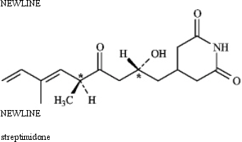 Instructions: Consider the structure of streptimidone below to answer the following question(s).     -Refer to instructions.Assign R or S configuration to each chirality center indicated in streptimidone. 