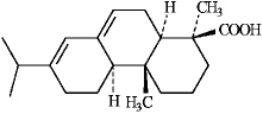 Instructions: Indicate by asterisks the stereogenic centers present in each of the indicated terpenes in the following question(s). Place asterisks: abietic acid   