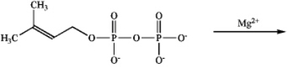Draw the structure of the carbocation intermediate that results from the following step in terpene synthesis.  