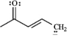 Draw two resonance structures for the species below.  