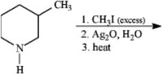 Instructions: Give the major organic product(s)of each of the following reaction or sequence of reactions.Show all relevant stereochemistry. Give major product(s):  