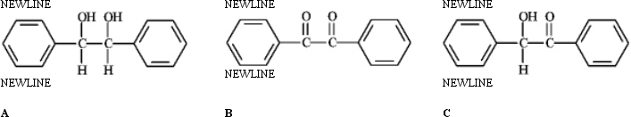 Which of the following compounds would have the longest l<sub>max</sub> in the UV region of the electromagnetic spectrum?   A) A B) B C) C D) All would have the same l<sub>max</sub>.