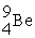 Boron-9 can be represented as A)    <sup>.</sup> B)    <sup>.</sup> C)    <sup>.</sup> D)    <sup>.</sup>