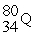 Identify the chemical symbol of element Q in    A) Br B) Hg C) Pd D) Se