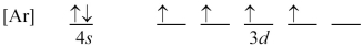 Which orbital-filling diagram violates Hund's rule? A)    B)    C)    D)   