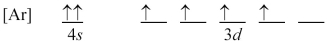 Which orbital-filling diagram violates Hund's rule? A)    B)    C)    D)   
