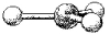 A molecular model of NO<sub>3</sub><sup>-</sup> is shown below.Based on the best Lewis electron-dot structure for NO<sub>3</sub><sup>-</sup> and formal charge considerations,what is the predicted N-O bond order for each N-O bond?   A) 1 B) 1) 33 C) 1) 5 D) 2