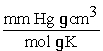 What is the value of the gas constant,R,in units of   ? A) 1) 080 × 10<sup>-4</sup> B) 0) 1080 C) 62.36 D) 6) 236 × 10<sup>4</sup>