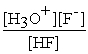 For acid solutions of the same molarity acid strength is proportional to the equilibrium concentration of H<sub>3</sub>O<sup>+</sup>.For equimolar solutions of acids,which equilibrium expression below corresponds to the strongest acid? A) K<sub>c </sub>=   = 3.5 × 10<sup>-4</sup> B) K<sub>c </sub>=   = 3.5 × 10<sup>-8</sup> C) K<sub>c </sub>=   = 4.5 × 10<sup>-4</sup> D) K<sub>c </sub>=   = 4.9 × 10<sup>-10</sup>